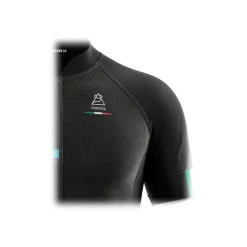 Vardena - Solid Black - Full Carbon Jersey - New Collection - Made in Italy - Luxury High Quality - Avvenice