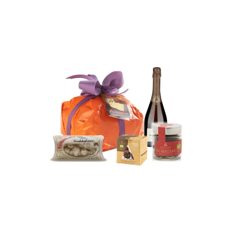 Ventuno - Christmas in the North with Franciacorta Brut D.O.C.G. Food Box - Italian Excellences - Multisensorial Gift Box - Avvenice
