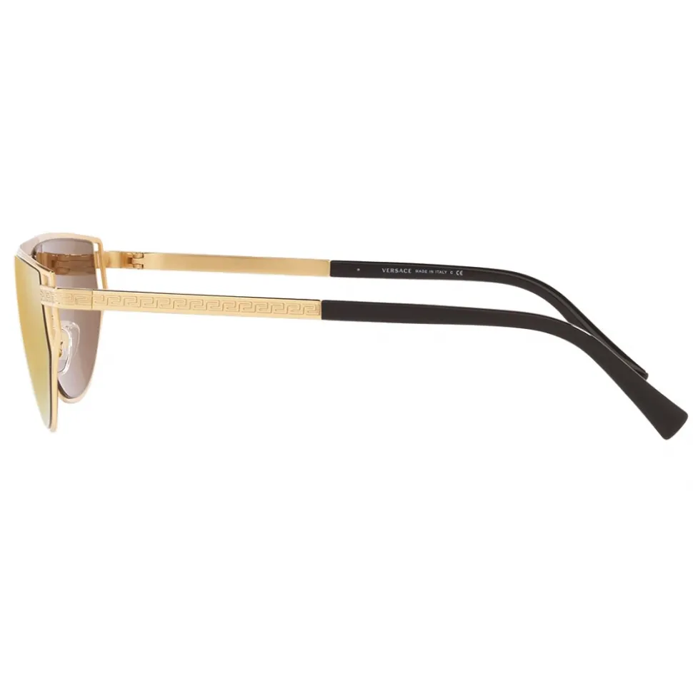 Versace - Grecamania Visor Sunglasses - Gold - Sunglasses - Versace Eyewear - Avvenice