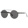 Versace - Logomania Round Sunglasses Versace - Grey - Sunglasses - Versace Eyewear - Avvenice