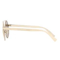 Versace - Logomania Round Sunglasses Versace - Gold - Sunglasses - Versace Eyewear - Avvenice