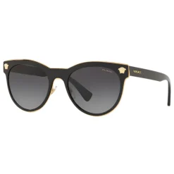 Versace - Medusa Charm Sunglasses - Black - Sunglasses - Versace Eyewear - Avvenice