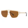 Versace - Medusa Greek Wire Sunglasses - Brown - Sunglasses - Versace Eyewear - Avvenice