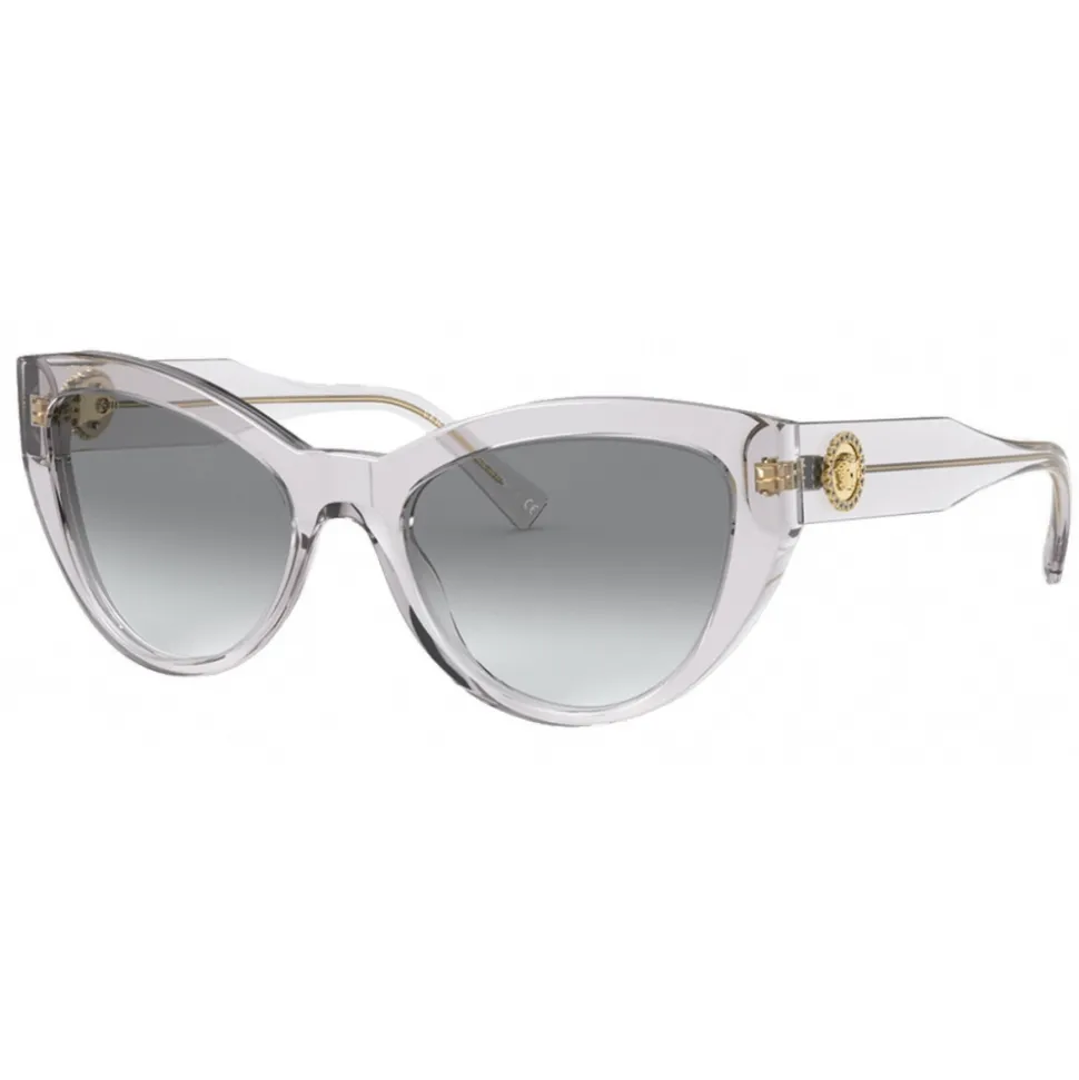 Versace - Sunglasses Cat-Eye Medusa Crystal - Clear - Sunglasses - Versace Eyewear - Avvenice