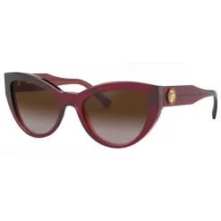 Versace - Sunglasses Cat-Eye Medusa Crystal - Burgundy - Sunglasses - Versace Eyewear - Avvenice