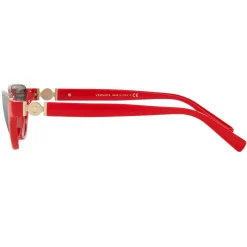 Versace - Sunglasses Cut-Off Medusa Medallion - Red - Sunglasses - Versace Eyewear - Avvenice