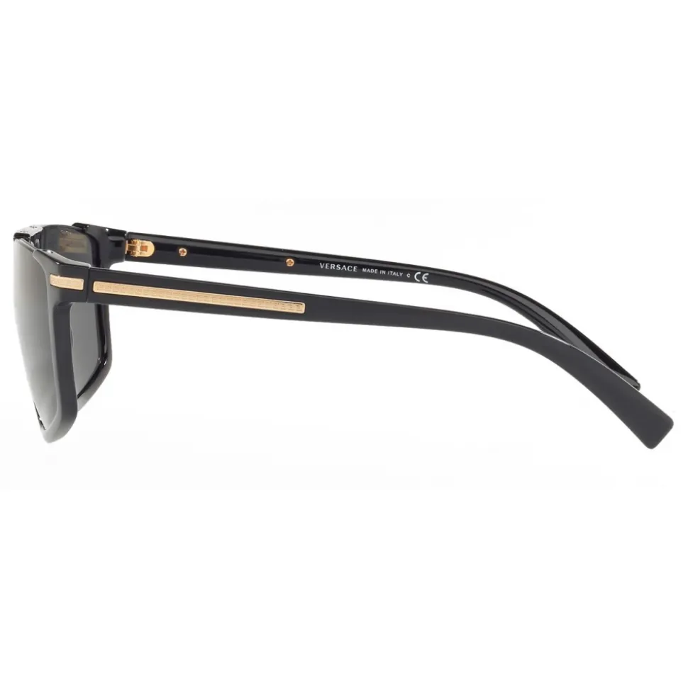 Versace - Sunglasses Greca Aegis - Black - Sunglasses - Versace Eyewear - Avvenice
