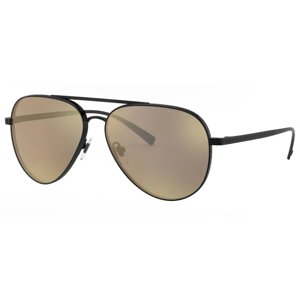 Versace - Sunglasses Greca Pilot - Black - Sunglasses - Versace Eyewear - Avvenice