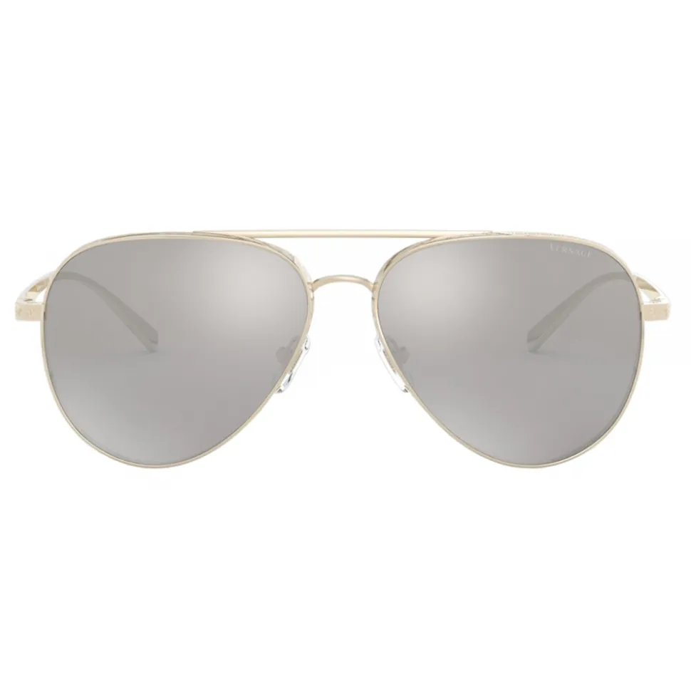 Versace - Sunglasses Greca Pilot - Pale Gold - Sunglasses - Versace Eyewear - Avvenice