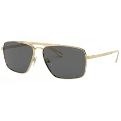 Versace - Sunglasses Greca Square - Gold - Sunglasses - Versace Eyewear - Avvenice