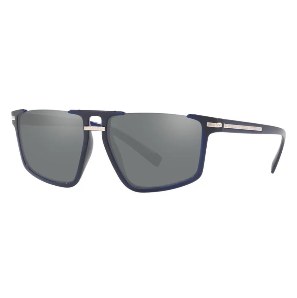 Versace - Sunglasses Greca Aegis - Blue Navy - Sunglasses - Versace Eyewear - Avvenice