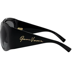 Versace - Sunglasses GV Signature Round - Black - Sunglasses - Versace Eyewear - Avvenice