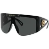 Versace - Sunglasses Medusa Icon Shield - Black - Sunglasses - Versace Eyewear - Avvenice