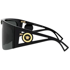 Versace - Sunglasses Medusa Icon Shield - Black - Sunglasses - Versace Eyewear - Avvenice