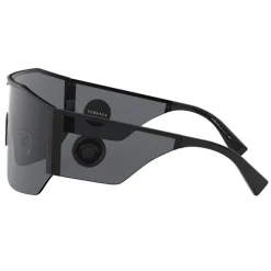Versace - Sunglasses Medusa Halo Shield - Black - Sunglasses - Versace Eyewear - Avvenice