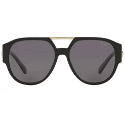 Versace - Sunglasses Medusa Medallion Pilot - Black - Sunglasses - Versace Eyewear - Avvenice