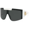 Versace - Sunglasses Medusa Icon Shield - White - Sunglasses - Versace Eyewear - Avvenice