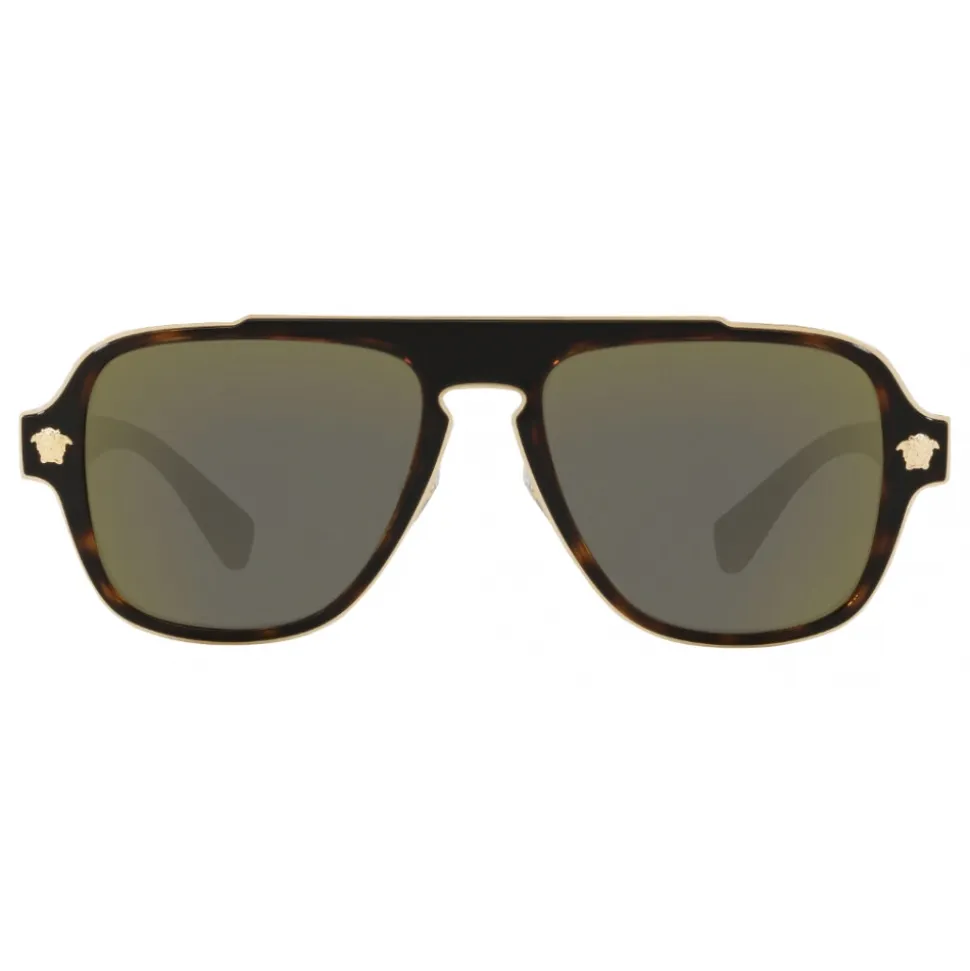 Versace - Sunglasses Medusa Retro Charm - Havana - Sunglasses - Versace Eyewear - Avvenice