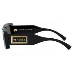 Versace - Sunglasses 90s Vintage Logo - Black - Sunglasses - Versace Eyewear - Avvenice