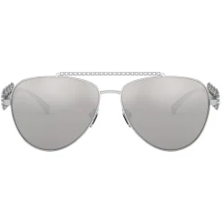 Versace - Sunglasses Signature Medusa Pilot - Silver - Sunglasses - Versace Eyewear - Avvenice
