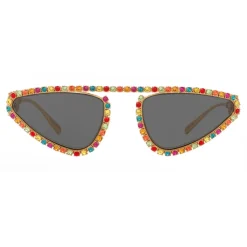 Versace - Sunglasses Signature Medusa Crystal - Gold - Sunglasses - Versace Eyewear - Avvenice