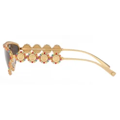 Versace - Sunglasses Signature Medusa Crystal - Gold - Sunglasses - Versace Eyewear - Avvenice