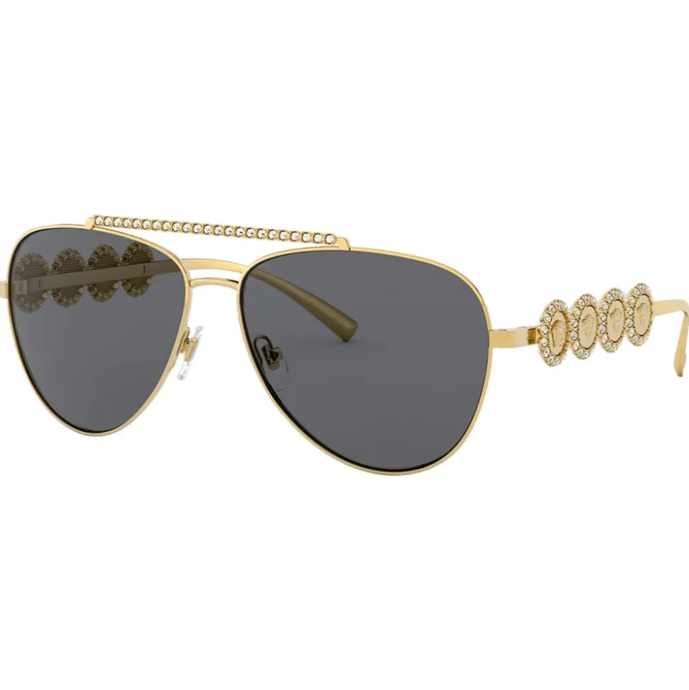 Versace - Sunglasses Signature Medusa Pilot - Gold - Sunglasses - Versace Eyewear - Avvenice
