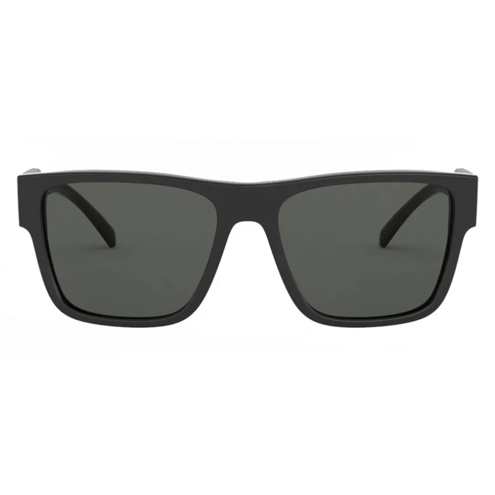 Versace - Sunglasses Square 90s Vintage Logo - Black - Sunglasses - Versace Eyewear - Avvenice