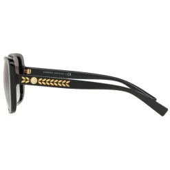 Versace - Sunglasses Square Medusa Leaves - Black Onul - Sunglasses - Versace Eyewear - Avvenice