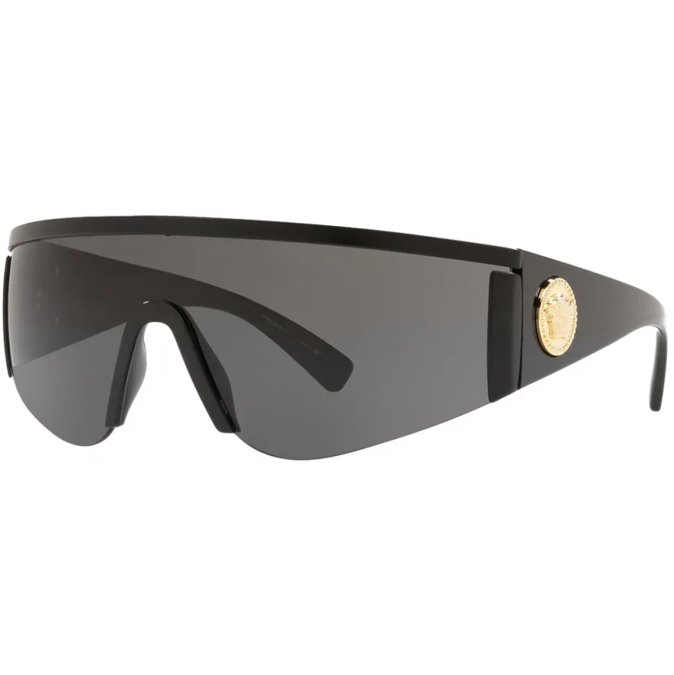 Versace - Sunglasses Tribute Visor - Black - Sunglasses - Versace Eyewear - Avvenice