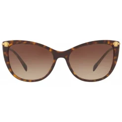 Versace - Sunglasses Versace Cat Eye Medusina Strass - Havana - Sunglasses - Versace Eyewear - Avvenice