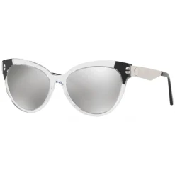 Versace - Sunglasses Versace Contrast Cat Eye Cristalli - Silver - Sunglasses - Versace Eyewear - Avvenice