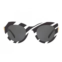 Versace - Sunglasses Versace Tribute with Zebra Print - Black - Sunglasses - Versace Eyewear - Avvenice