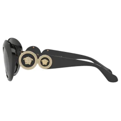 Versace - Sunglasses Versace Medusa 69 Ovals - Black - Sunglasses - Versace Eyewear - Avvenice