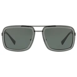 Versace - Sunglasses Versace V-Wire Square - Black Silver - Sunglasses - Versace Eyewear - Avvenice