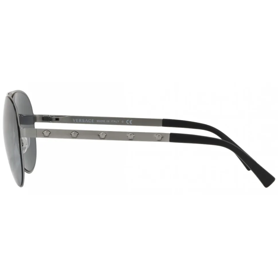 Versace - Sunglasses Versace Aviator Medusina - Silver - Sunglasses - Versace Eyewear - Avvenice