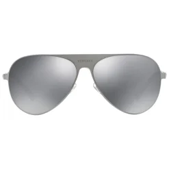 Versace - Sunglasses Versace Aviator Medusina - Silver - Sunglasses - Versace Eyewear - Avvenice