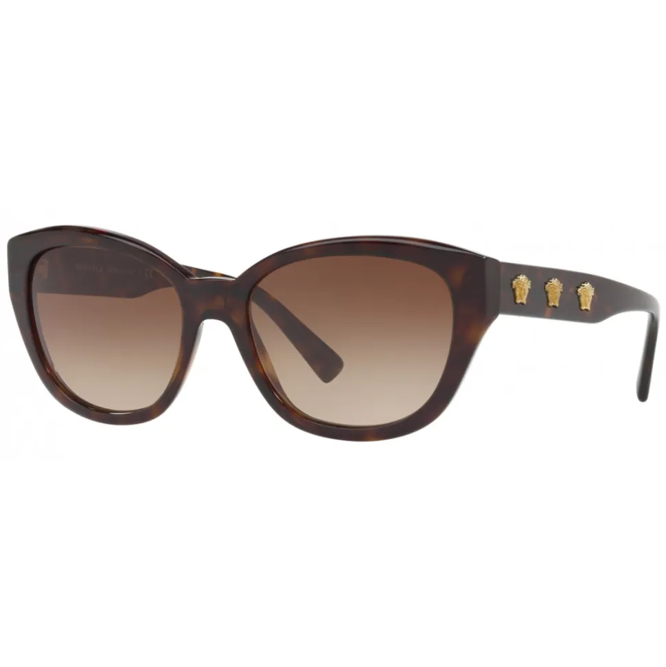 Versace - Sunglasses Versace Clear Medusa Cat-Eye - Brown - Sunglasses - Versace Eyewear - Avvenice