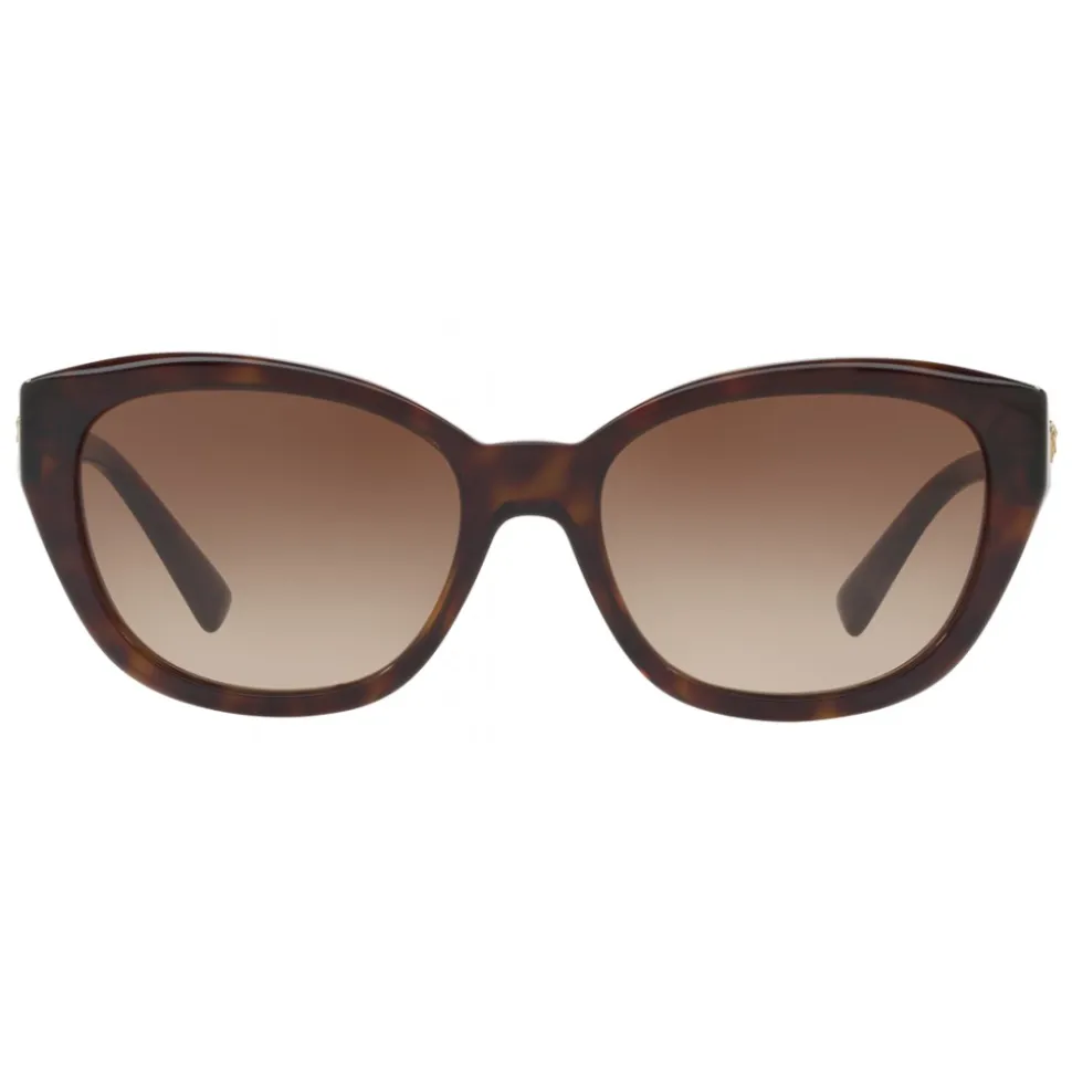 Versace - Sunglasses Versace Clear Medusa Cat-Eye - Brown - Sunglasses - Versace Eyewear - Avvenice