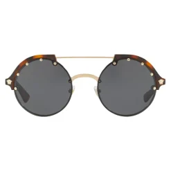 Versace - Sunglasses Versace Frenergy Round - Havana - Sunglasses - Versace Eyewear - Avvenice