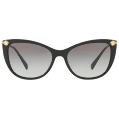 Versace - Sunglasses Versace Cat Eye Medusina Strass - Black - Sunglasses - Versace Eyewear - Avvenice