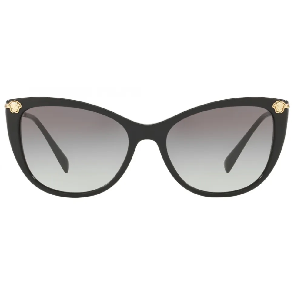Versace - Sunglasses Versace Cat Eye Medusina Strass - Black - Sunglasses - Versace Eyewear - Avvenice