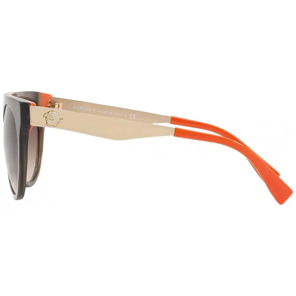 Versace - Sunglasses Versace Color Block Pilot - Green Brown - Sunglasses - Versace Eyewear - Avvenice