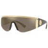 Versace - Sunglasses Versace Tribute Mask - Gold Havana - Sunglasses - Versace Eyewear - Avvenice
