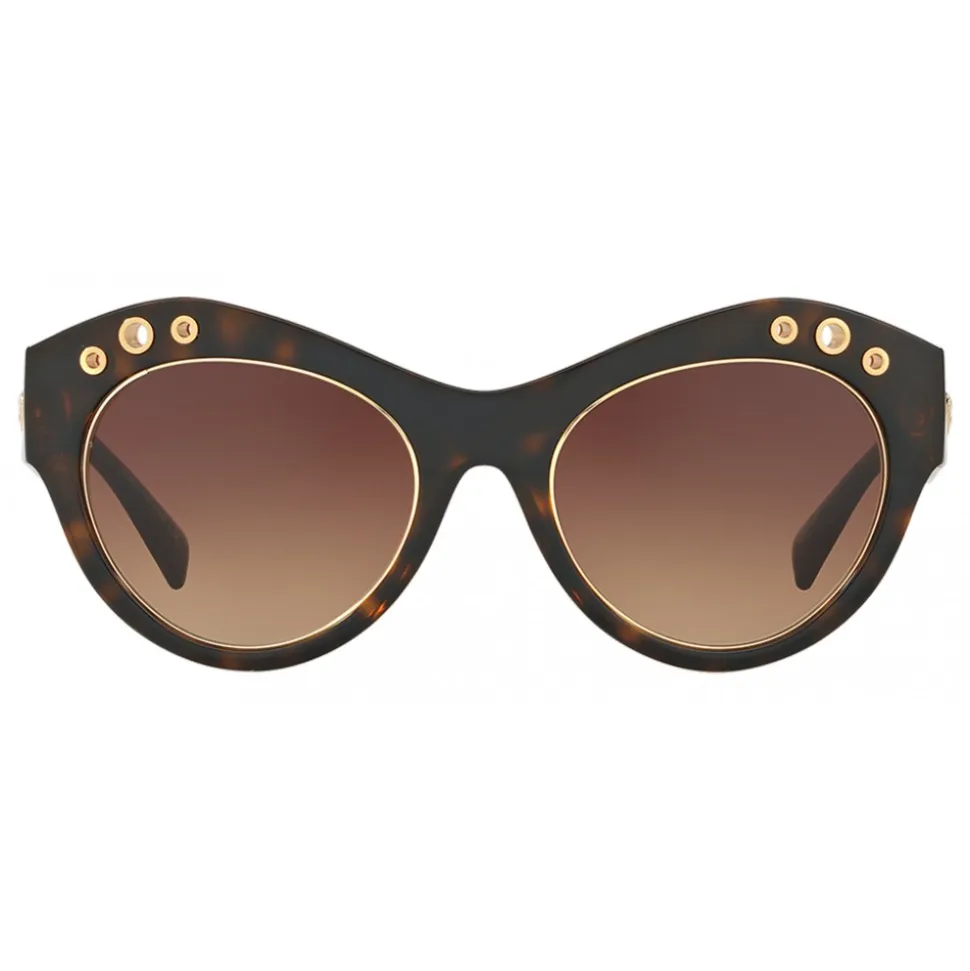 Versace - Sunglasses Versace Rock Ring Cat-Eye - Brown - Sunglasses - Versace Eyewear - Avvenice
