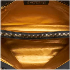 Versace Vintage - Medusa Shoulder Bag - Black - Leather Handbag - Luxury High Quality - Avvenice