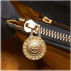 Versace Vintage - Medusa Shoulder Bag - Black - Leather Handbag - Luxury High Quality - Avvenice