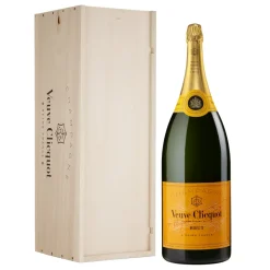 Veuve Clicquot Champagne - Yellow Label - Brut - Balthazar - Wood Box - Pinot Noir - Luxury Limited Edition - 12 l - Avvenice