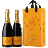 Veuve Clicquot Champagne - Yellow Label - Brut - Gift Box Double - Pinot Noir - Luxury Limited Edition - 2 x 750 ml - Avvenice