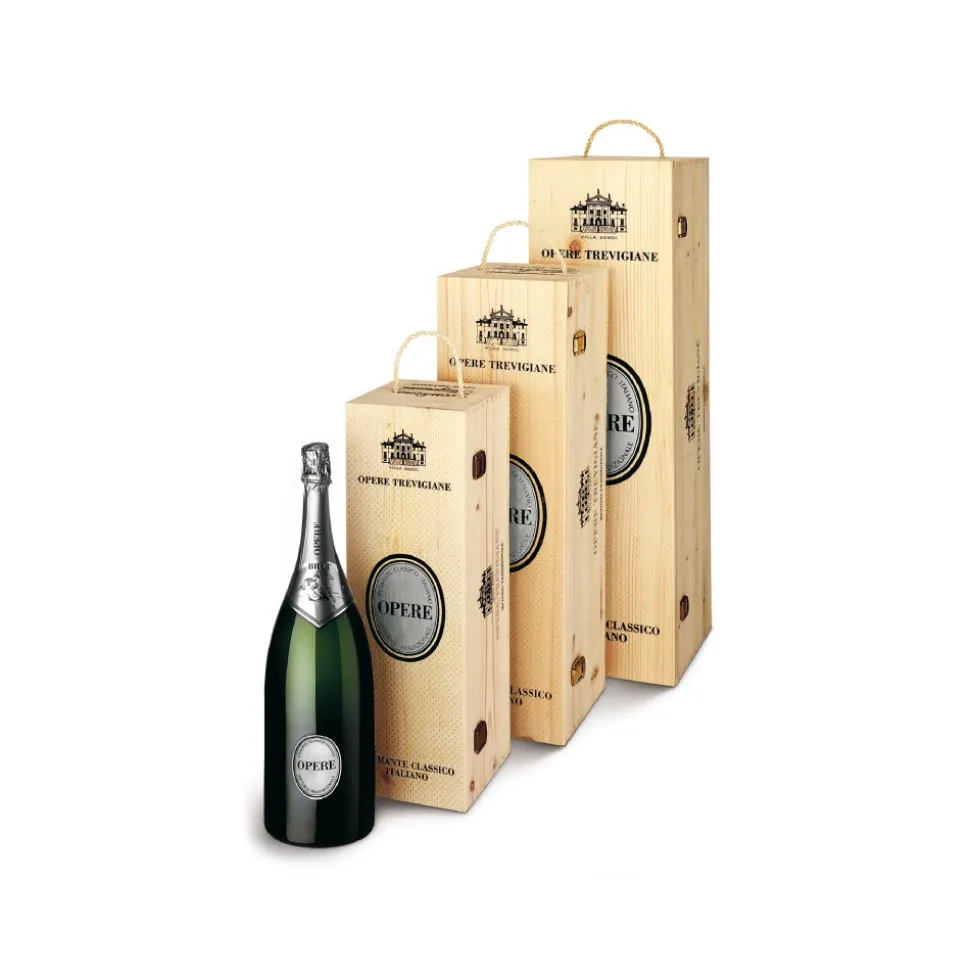 Villa Sandi - Brut - Opere Trevigiane - Magnum - Wooden Box - Quality Sparkling Wine Brut - Prosecco & Sparking Wines - Avvenice